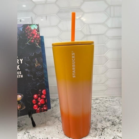 Starbucks 2024 Spring Gradient Orange Sherbet Cold Cup. NWT. Halloween too! - Picture 2 of 8
